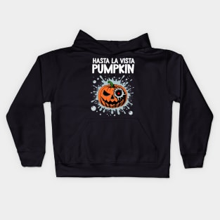 Hasta la vista, pumpkin!  Judgment final Day / bullet "Farewell Jack-O'-Lantern Tee - Halloween Humor! Kids Hoodie